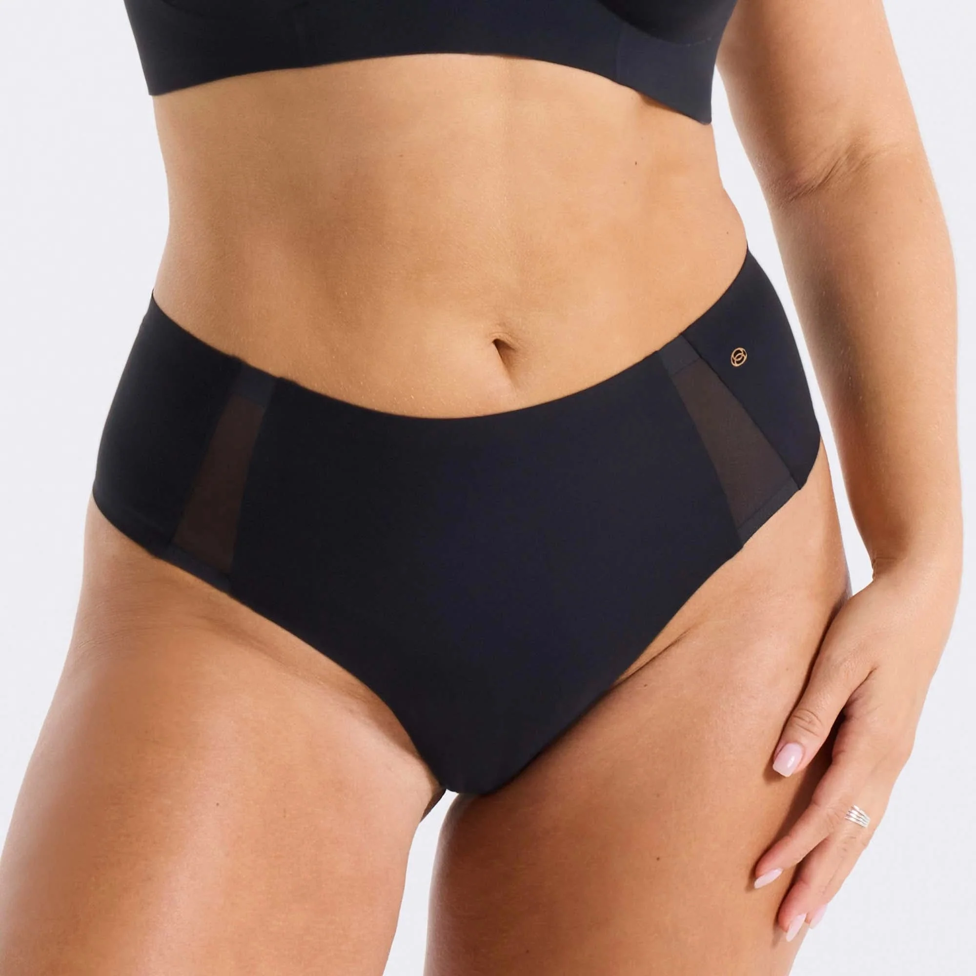 High-Waisted Thong — Mesh - Image 6