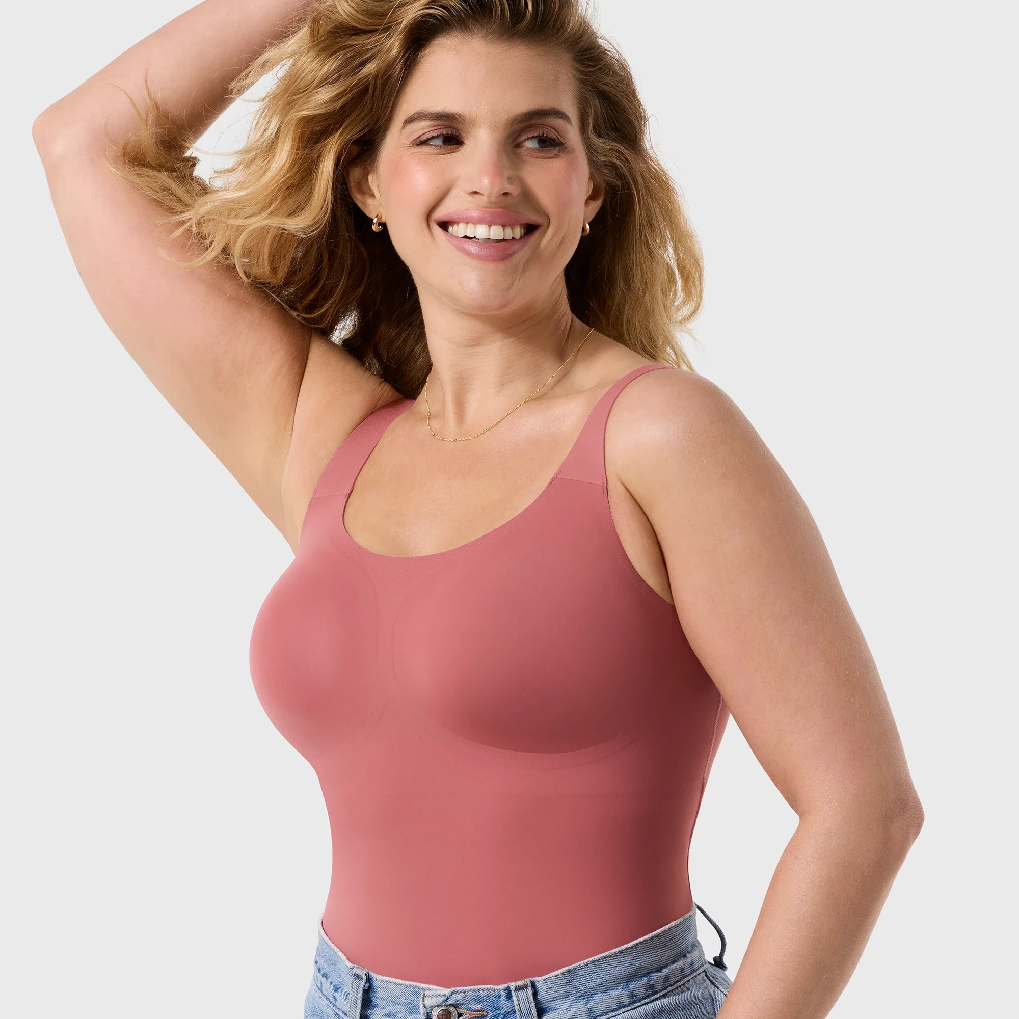 Structured Scoop Bra Tank - Image 44